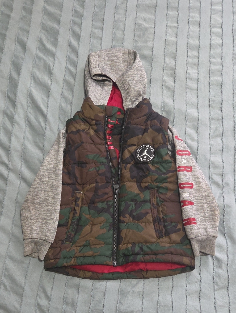 Kids Jordan Puffer Jacket With Hood